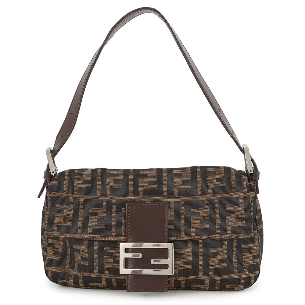 Fendi handbag Zucca Mamma Bucket canvas leather One Shoulder Hobo bag